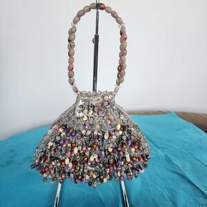 Beaded Multicolor Handbag